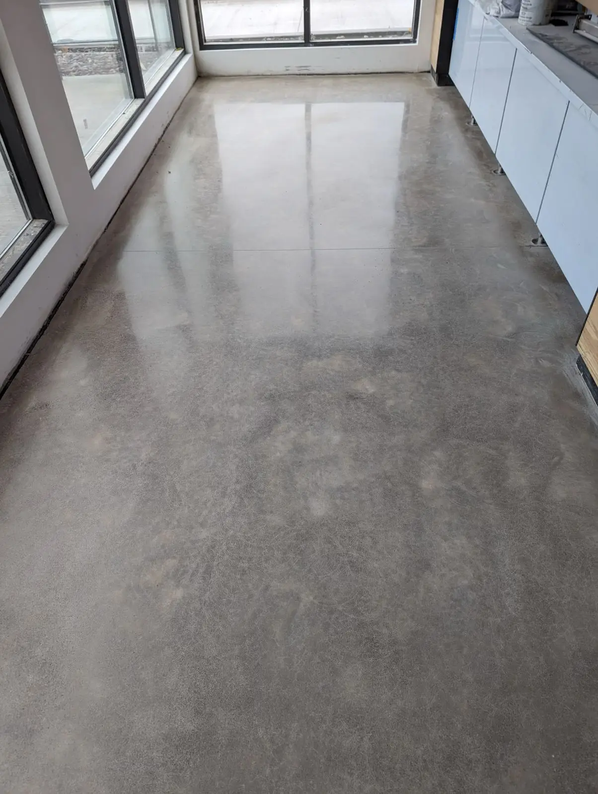 Polished Concrete Floors at a Finished Chipotle